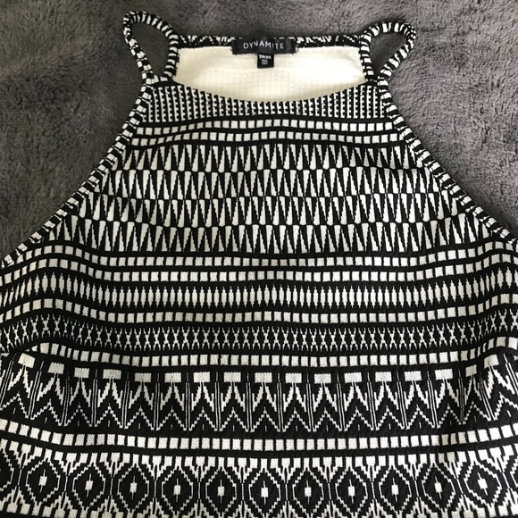 2/$25 Dynamite Patterned Crop Top - Picture 5 of 7
